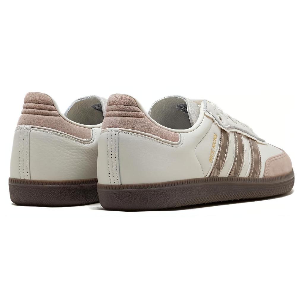 Кроссовки унисекс Nice Kicks x adidas Samba Consortium Cup Белые Тальково-коричневые IE0172