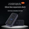 Docking Station USB Hub 4-in-1 for Tesla Model 3 Model Y Glovebox for Dashcam Flash Drive Charger Data Transfer Games Music