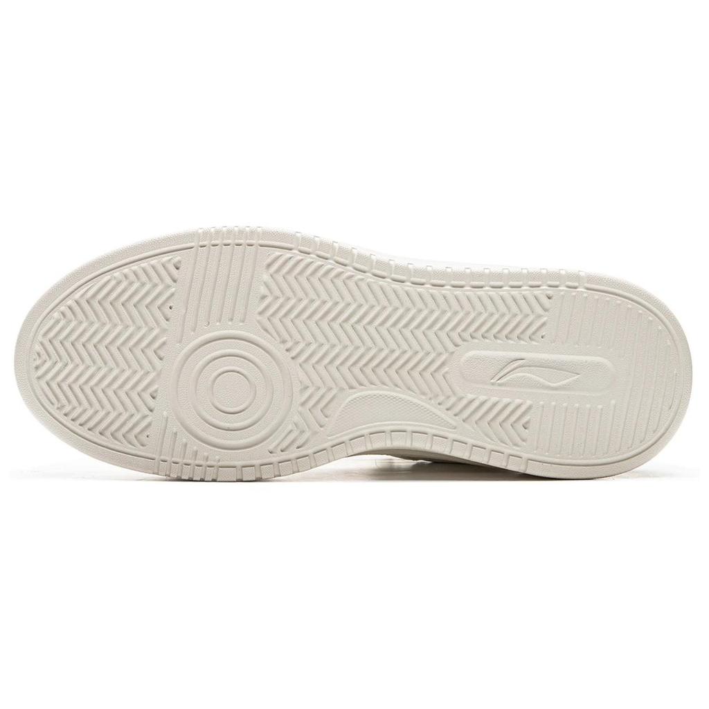 Li Ning Cloud Sky Versatile Thick Sole Height Increasing Non Slip Wear Resistant Breathable Low Top Skate Shoes Women Sneakers White Black AGCU320-4