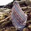 Thickened Women'S Travel Photography Shawl, Women'S Ethnic Style Scarf, Dual-Use Air-Conditioned Room Cloak