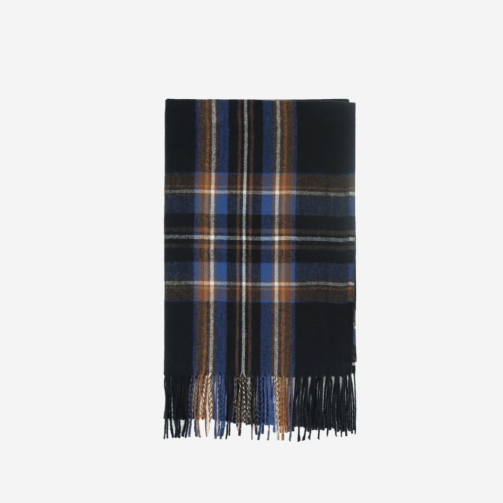 Plaid Long Scarf Winter Warm Cashmere Women Pashmina Foulard Bandana Scarves Female Luxury Tassel Shawl Wraps 2022 New