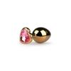 Aluminum Anal Plug No. 7 - Gold/Pink