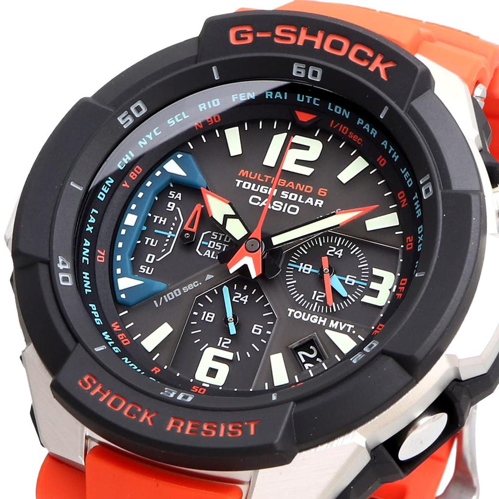 Часы CASIO Sky Cockpit с солнечной батареей как [Casio] Мужские [G-SHOCK] Радиоуправляемые GW-3000M-4A (Те же GW-3000M-4AJF) [Параллельный импорт]