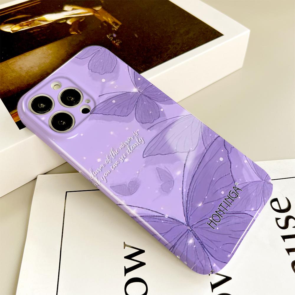 All-inclusive Film Phone Case Cartoon Pattern Design Hard Shell Full Cover Camera Shockproof Protection Case
