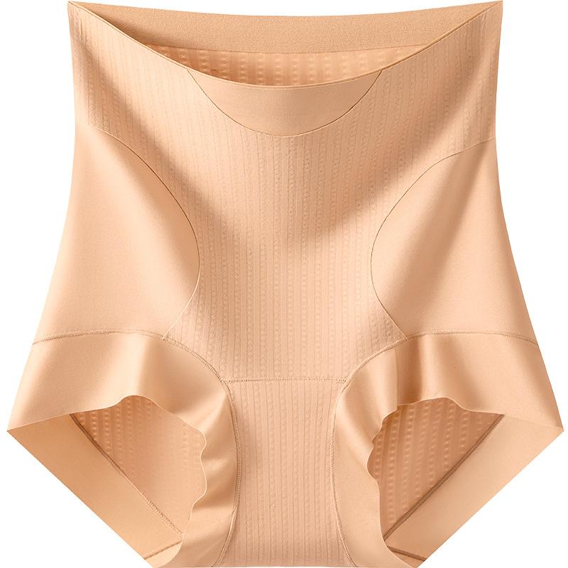 Женские весенние и осенние бесшовные корректирующие трусы с высокой талией для формирования живота, комфортные