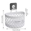 No Drill Kitchen Storage Basket Drainage Shelf Toiletry Holder Box Hanging Storage Basket  Home Use