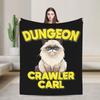 Dungeon Crawler Carl Кот Одеяла Научная фантастика Фланель Потрясающе Теплое Плед для Постельного белья Гостиной Лето,