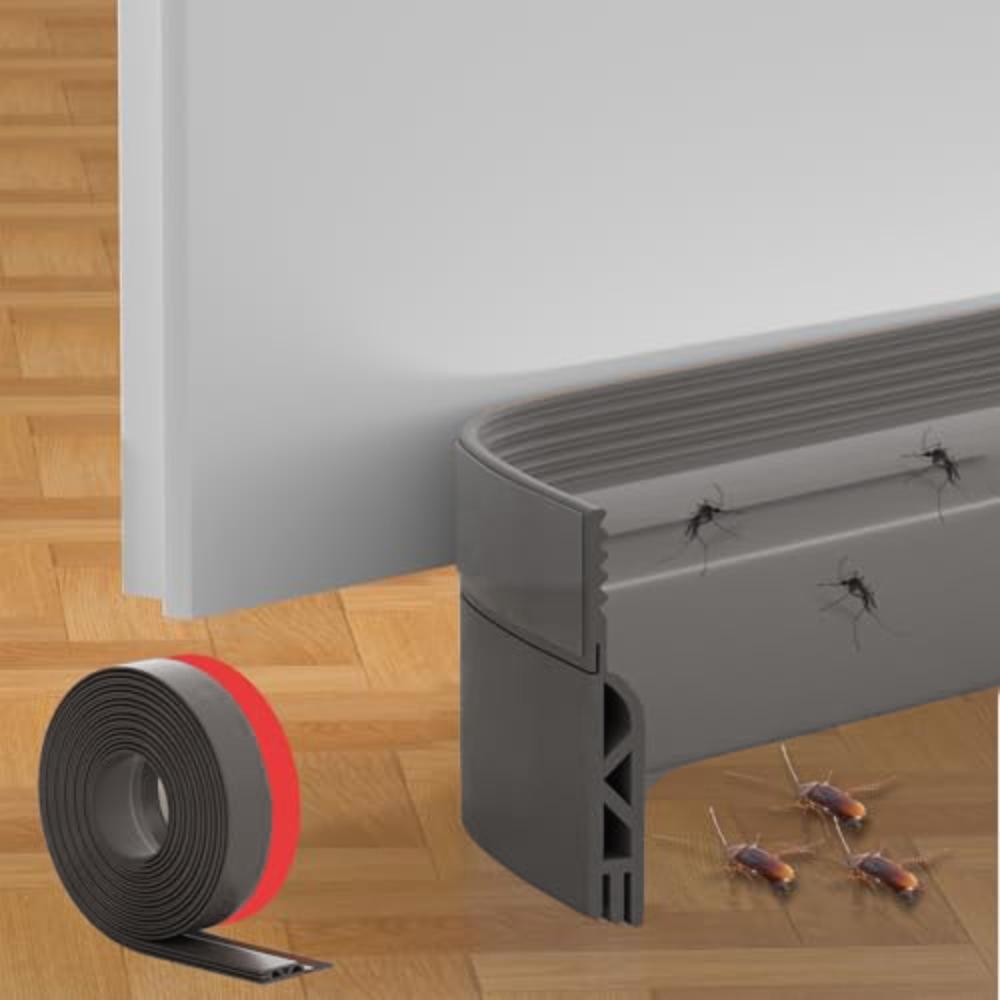 Noise Reduction Weather Stripping Insect Prevention Door Bottom Sealing Strip Blocker Dorm