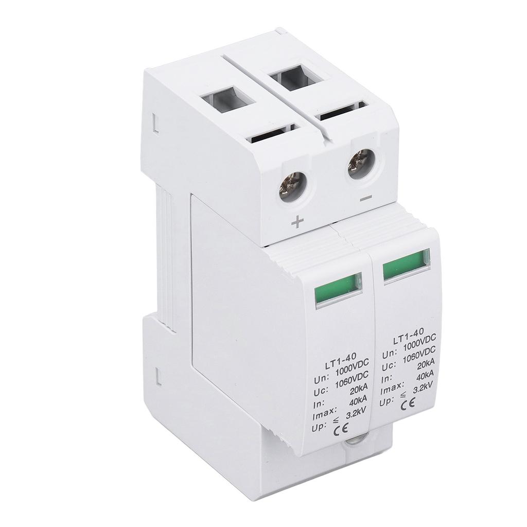 Устройство защиты от импульсных перенапряжений 2P Огнестойкий Модульный Фотоэлектрический УЗИП для Жилого Дома