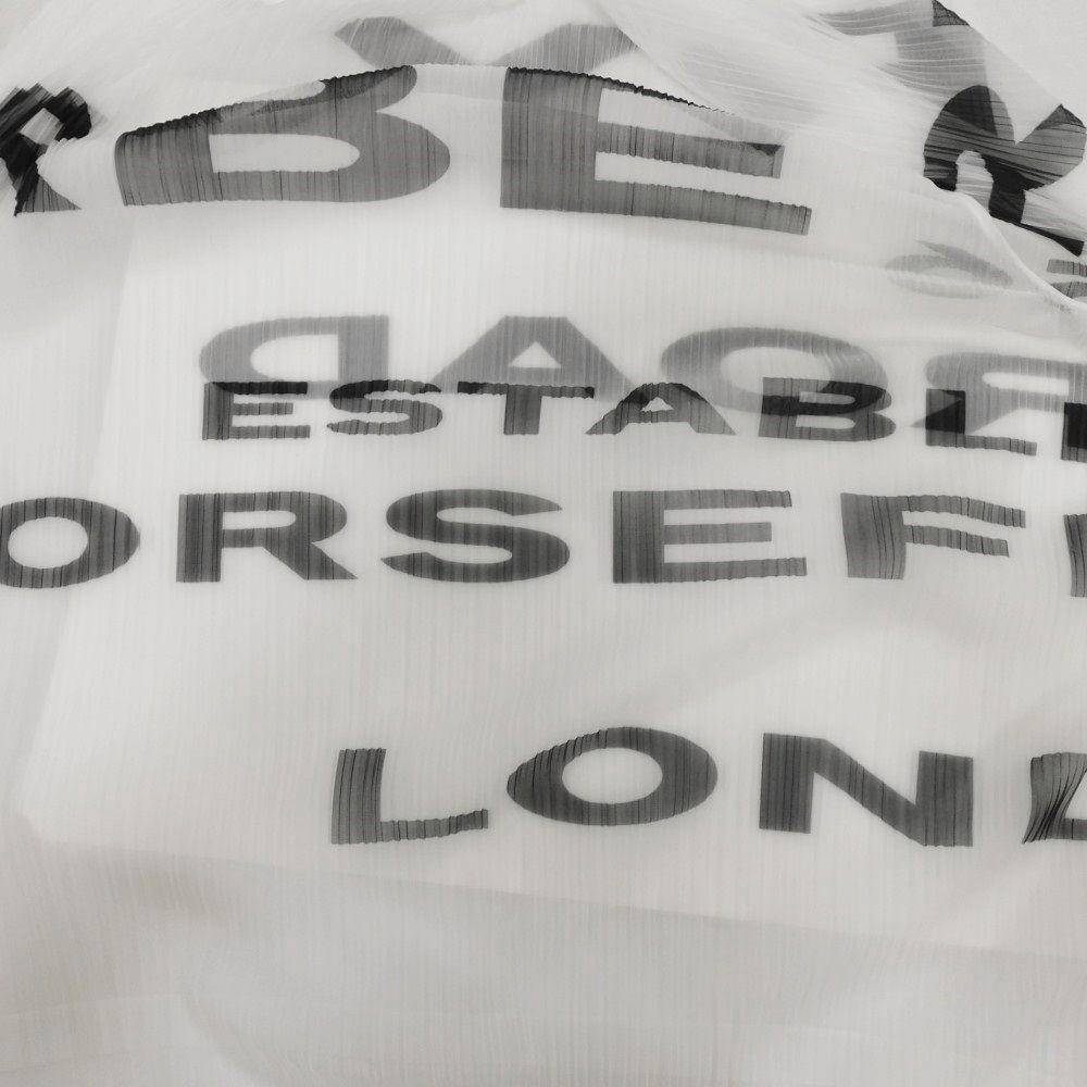 Б/у 11033 Майка-сетка с принтом Horseferry 4567468 7839 XL 180/100B Черный Без рукавов Логотип Белый Мужская из Японии