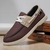 Нескользящие мужские повседневные кожаные туфли, лоферы, новые удобные туфли с круглым носком на плоской подошве для вождения, винтажные туфли для мужчин 39-46