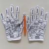 Acupuncture Gloves Set Reflexology Hand Massage Gloves with Acupressure Massage Wand Hand Care Tools Improve Health Relieve Fatigue Gift for Parents