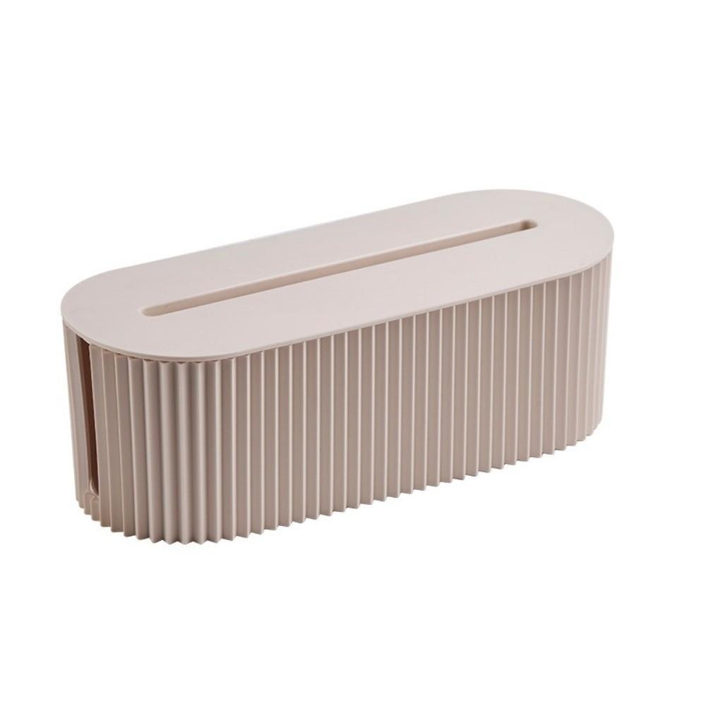 Dustproof Cable Management Box Removable Lid Cable Storage Box Phone Stand Slot Home Office