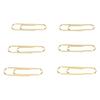1,1 дюйма 100 шт. Скрепки для бумаги Защита от ржавчины Повышенное сопротивление скольжению Портативные металлические скрепки для ежедневного использования