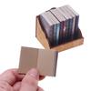 10Pcs 1/12 Dollhouse Mini Retro Books Model Dollhouse Study Room Decoration Toys Dolls House Micro Scene Construction Props