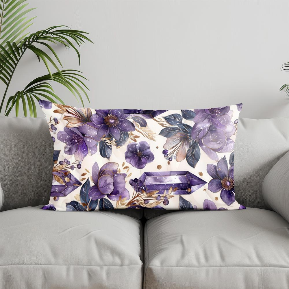 Декор для дома Подсолнухи и пчелы Наволочка Подходит для дивана Спальни Автомобиля Наволочка Подушка Прямоугольная Подушка для спины