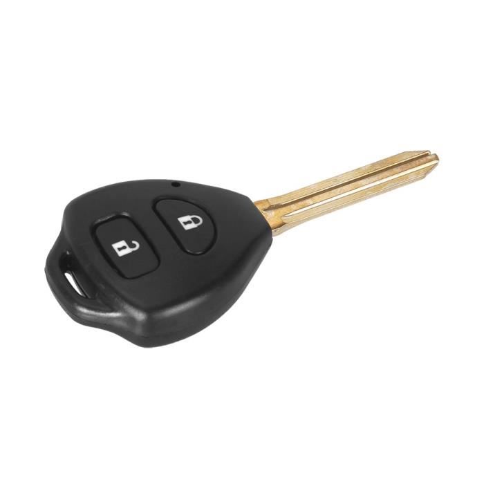 Корпус ключа для Toyota Hilux Verso Urban Cruiser IQ Rav4 Yaris - 2 кнопки - Плип пульт дистанционного управления с лезвием Phonillico®