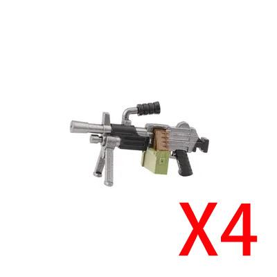 Военные Строительные Блоки Фигурки Солдатов Оружие Камуфляж Оружие RPG Снаряжение Пакет Щиты EOD M1919A4 Баррикада Мини-Кирпичики