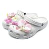 Crocs Классические клоги EIGHT% Phalaenopsis Элегантные Свежие Трендовые Удобные Подарочная Упаковка Унисекс Белый