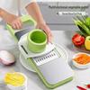 Stainless Steel Multifunctional Vegetable Cutter & Slicer: Grate, Julienne, Slice