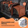 Odoland Extra Large Pet Carrier with 60cm 25cm for 2 Includes Cat Litter Removable and Food Suitable for Dogs and Travel Carrier Bag for Preparedness