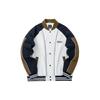 Anta Life Series Color Block Printed Single-Breasted Baseball Jacket Men Jackets White 952318604-1