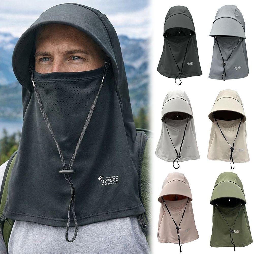 UV Protection Full Head Mask Face Cover Breathable Sun Hat for Cycling Fishing Sports