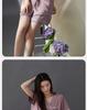 Xuanliang New Chinese style Pajamas Women's Summer Ice Silk Short sleeved Shorts High end Double breasted Home Clothes Simulated Silk
