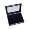 Transparent Glass Cover Medal Display Case Jewelry Case Badge Storage Box Chest Pin Display Box