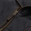 Мужская осенне-зимняя персонализированная кожаная куртка Slim Fit Multi Pocket Zipper Jacket