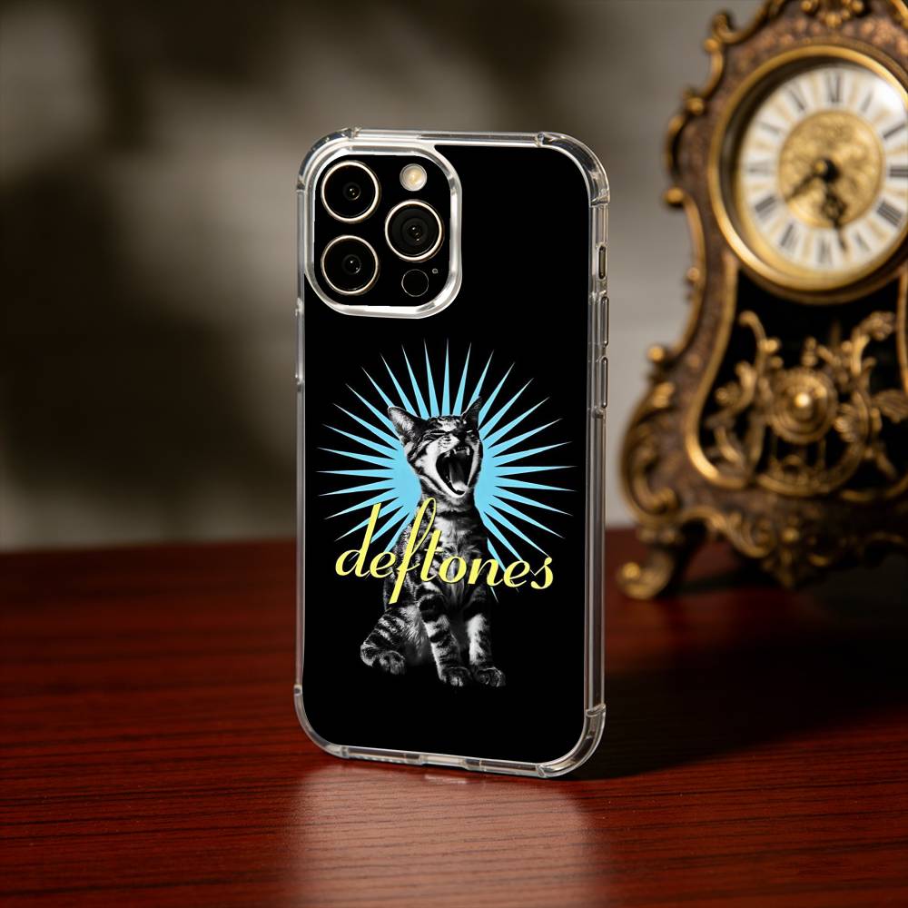 Чехол для телефона R-Rock Band D-Deftones Для iPhone17,16,15,14,13Pro Max,us,Мягкий силиконовый прозрачный чехол