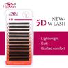5D-W Shaped 0.07 D Curl Eyelash Extensions Natural Искусственные Норковые Ресницы Soft Light Professional Premade Volume Fan Eyelashs