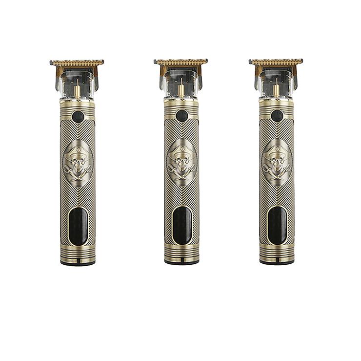 Профессиональный электрический триммер для волос, бритва для самостоятельного использования, встроенный аккумулятор, зарядка через USB, домашний салонный стиль, усовершенствованная стрижка волос