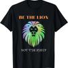 Будь львом, а не овцой. Мотивационная вдохновляющая футболка