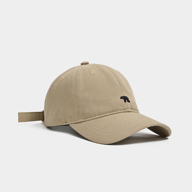 Бейсболка с вышивкой в виде мультяшного медведя для женщин, однотонная, солнцезащитная, хип-хоп, кепка Snapback, мягкая, хлопковая, спортивная, для папы, дальнобойщика