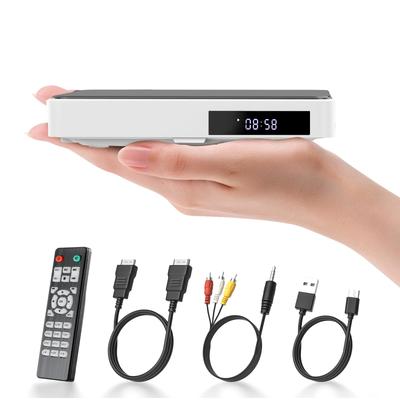 Arafuna Мини DVD USB Регион 1080P CPRM HDMI Воспроизведение Запись Наземное Цифровое Подключается к Наушникам и Пульту Дистанционного Управления В Комплекте Плеер, Питание,