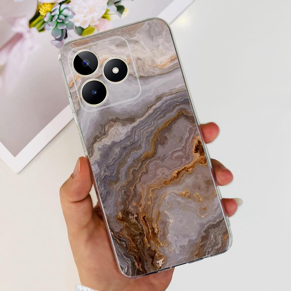 Чехол для телефона Realme Note 50 Realme Note50 4G RMX3834 2024 Модный Крутой Расписной Мягкий Силиконовый ТПУ Чехлы