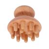 Ergonomic Handle Manual Massage Tool Mushroom Shape Wooden Massager Scalp Massager  Full Body Use
