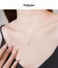 Sterling Silver Origami Crane Necklace - Light Luxury Clavicle Chain, High-End Niche Design