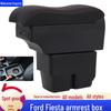Ford Fiesta Armrest Box Modification Central Storage Decoration