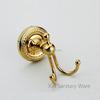 Wall Mounted Gold Plating Robe Hook Brass Bathroom Accessories Clothes Hangings XR-GZ-9001K
