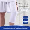 Honeycomb EVA Basketball Knee Pads with Silicone Anti-Slip, Shock Absorption, and Breathable Lycra.