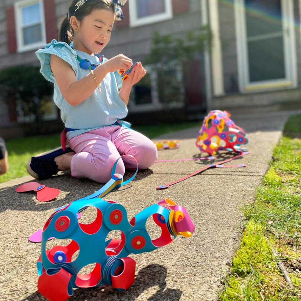 Премия за хороший дизайн 2024 года, победитель Good Toy 2024 года, японская клик-пила Langs, набор CLIXO, синяя магнитная развивающая игрушка, обучающая сборочная игрушка STEM, магнитный блок