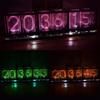 Имитация полноцветного RGB светящегося трубчатого clock LED музыкального спектра DIY наборы Декорация Подарок Ночник Освещение атмосферы