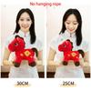 Mascot Dolls Plush Horse Keychain Creative Stuffed Animal Keyring  Chinese New Year