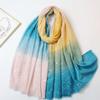 2024 Spring And Autumn Winter New Cotton And Hemp Long Thin Scarf Travel Versatile Sunscreen Warm Shawl For Women