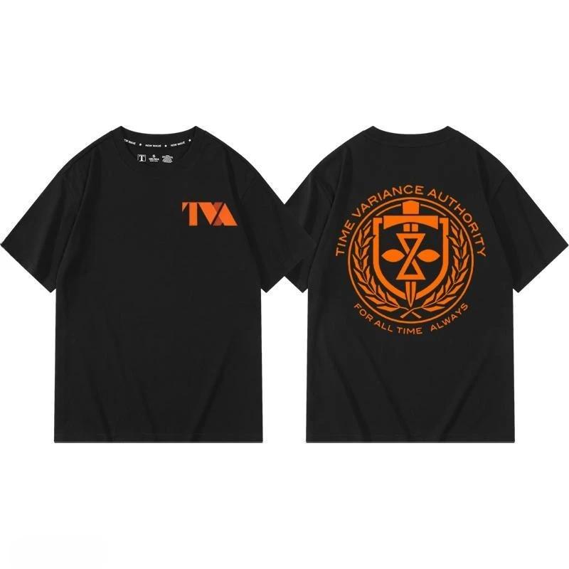 Childrens Tshirt Trendy Cool Marvel TVA Printed Parent Child Wear Summer New Cotton Short Sleeved Unisexs and Womens Top