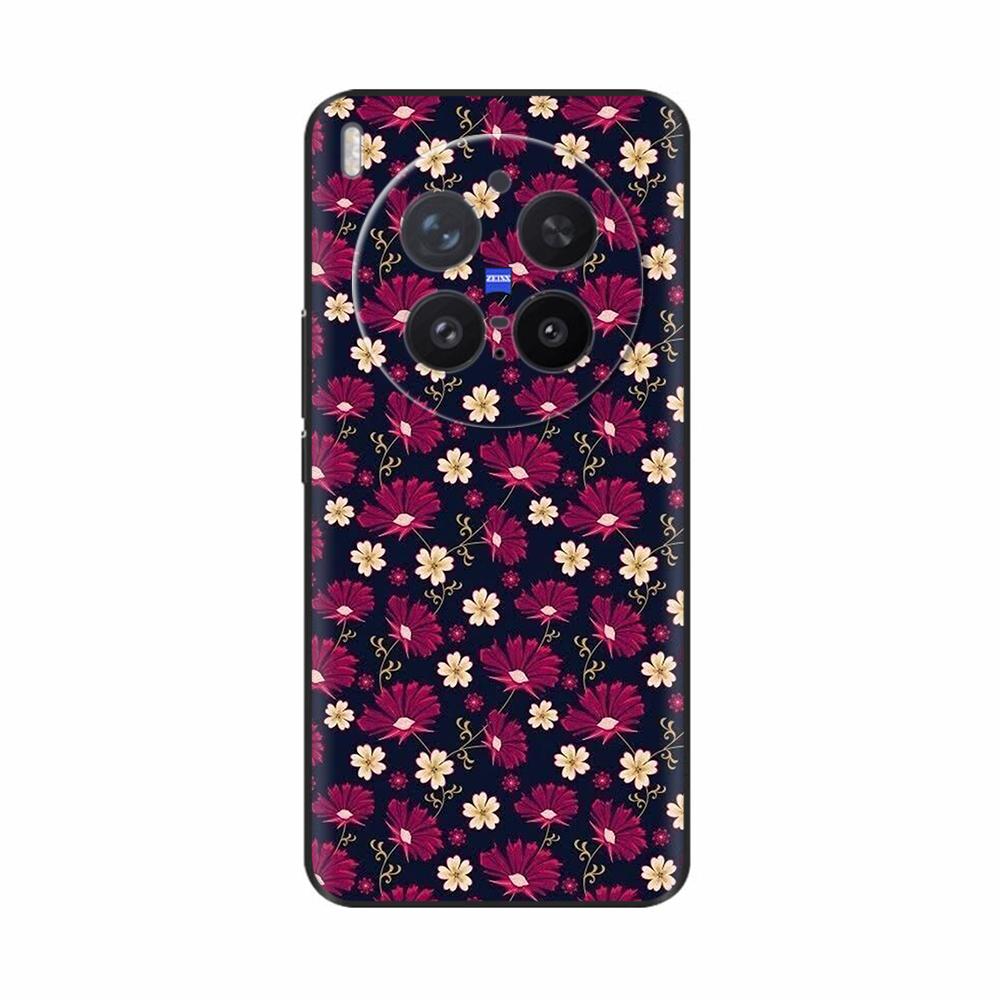Чехол для VIVO X300 Pro Популярные Цветы Мультяшный Мягкий Силиконовый Задний Чехол для Телефона Для Vivo X300 X 300 Ударопрочный Корпус Сумки Funda