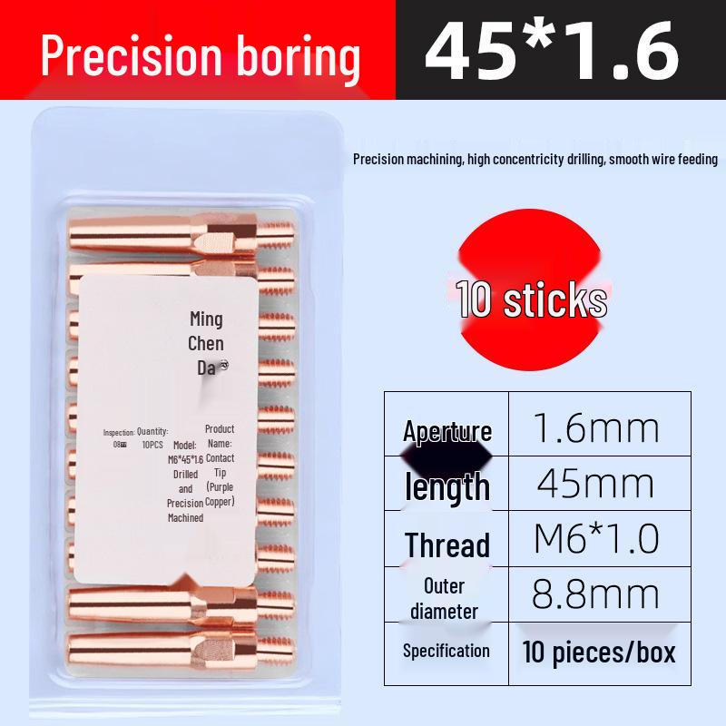 Panasonic Gas Shielded Copper Contact Tip for MIG Welding (0.8/1.0/1.2)