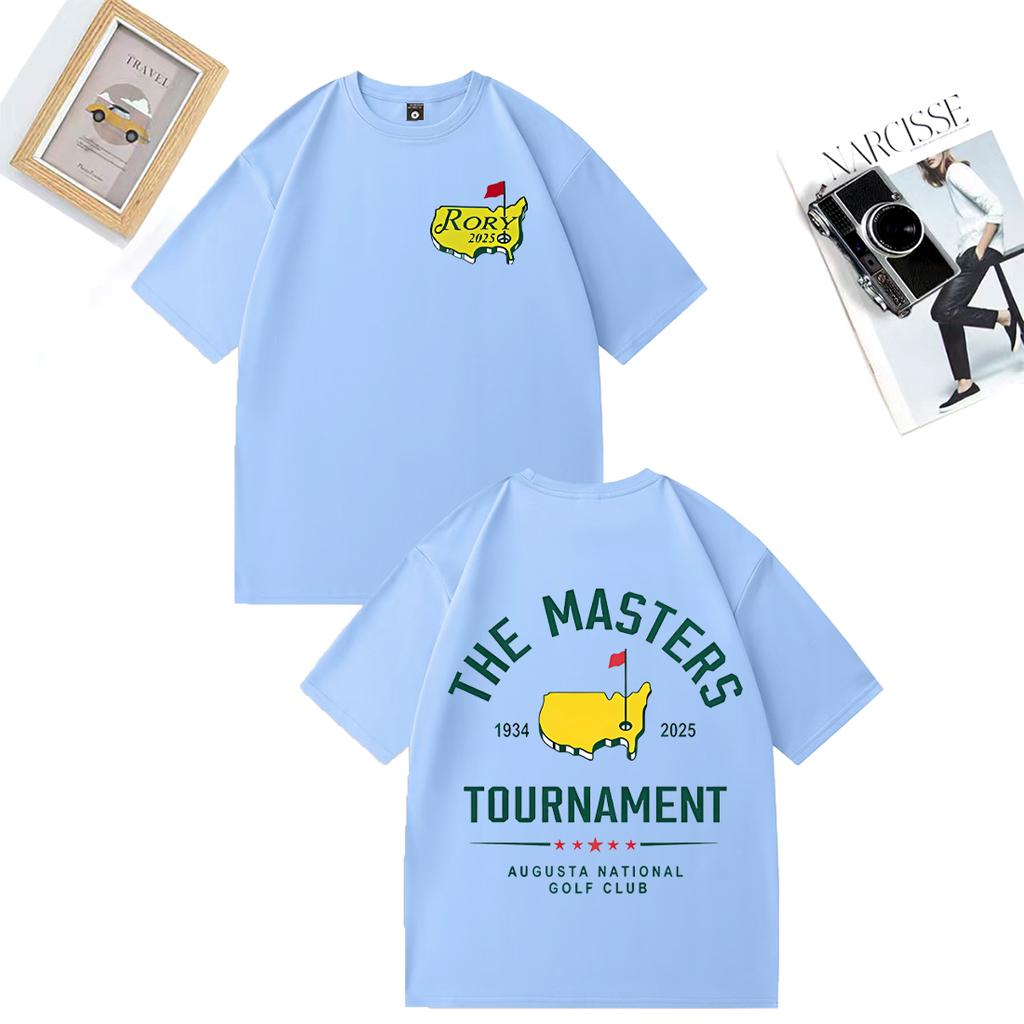 Fashion TShirt Rory Mcllroy Masters 2025 Graphics Tshirt Unisex WOMEN Casual High Quality vintage Hot Cotton short sleeve T Shirts
